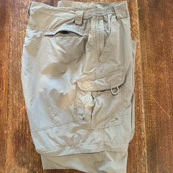 Rugged Earth Outfitters‎ Convertible Pants Cargo Hiking 40/42 Khaki Gorpcore - Picture 6 of 9